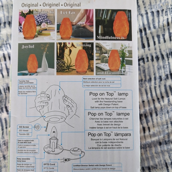 Natural Salt Lamp - Picture 3 of 3